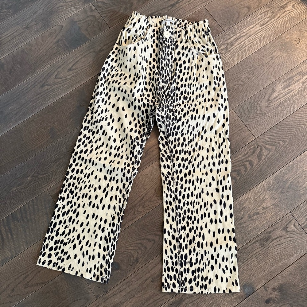 Emerson Fry Johnny Sailor Pant in leopard linen